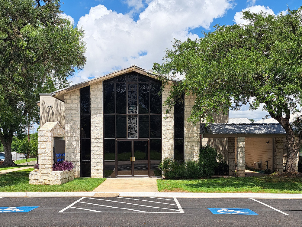 Memorial Heights Baptist Church Exterior, Gonzales, Texas